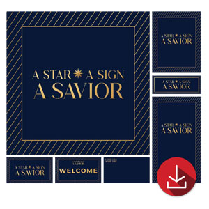A Star A Sign A Savior Church Graphic Bundles