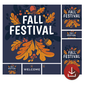 Fall Festival Invited Church Graphic Bundles