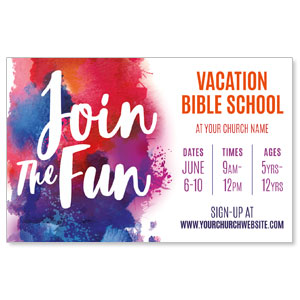 Join The Fun VBS Medium InviteCards