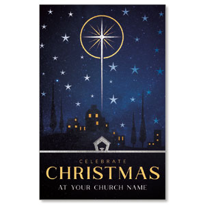 Bethlehem Christmas Star Medium InviteCards