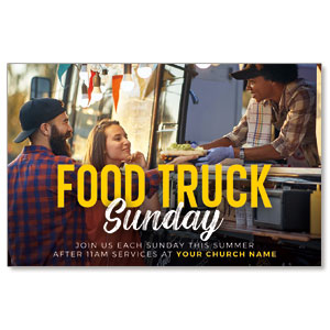 Food Truck Sunday Medium InviteCards