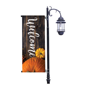 Pumpkins Youre Invited Light Pole Banners