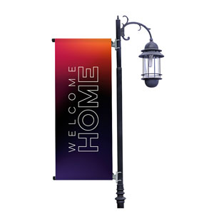 Welcome Home Light Pole Banners