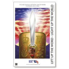 National Day of Prayer 2024 Theme Large Poster 
