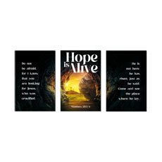 Hope Is Alive Tomb Triptych 