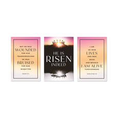 Risen Indeed Crowns Triptych 