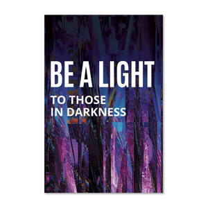 Scatter Be A Light 23" x 34.5" Rigid Sign