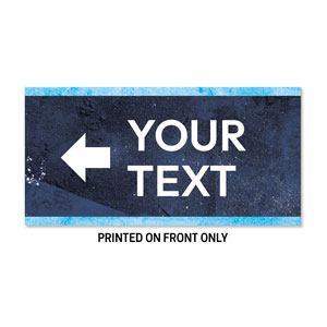 Blue Revival Your Text 23" x 11.5" Rigid Sign