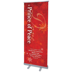 Isaiah 9 Peace 2'7" x 6'7"  Vinyl Banner