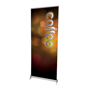 Sparkle Coffee 2'7" x 6'7"  Vinyl Banner