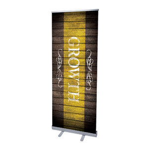 Rustic Charm Growth 2'7" x 6'7"  Vinyl Banner