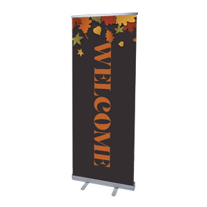 Join Us This Fall Leaves 2'7" x 6'7"  Vinyl Banner