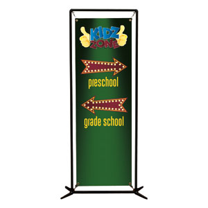 Marquee Directional 2' x 6' Banner
