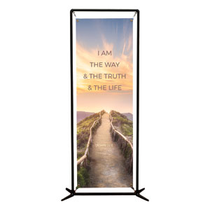 Way Truth Life Path 2' x 6' Banner