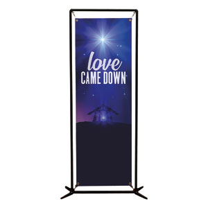 Aurora Lights Christmas 2' x 6' Banner