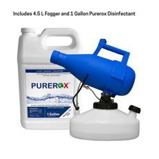 4.5L Fogger and 1 Gal Purerox Covid-19 Disinfectant Kit 