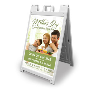Online Mother's Day In Bed 2' x 3' Street Sign Banners