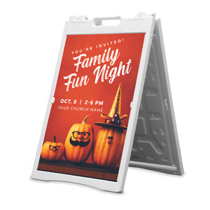 Family Fun Night 2' x 3' Street Sign Banners