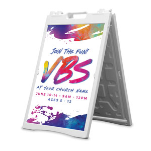 VBS Colored Paint 2' x 3' Street Sign Banners