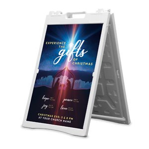 Experience the Gifts of Christmas 2' x 3' Street Sign Banners