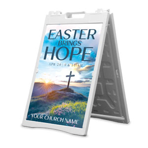 Sunrise Easter Brings Hope 2' x 3' Street Sign Banners