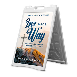 Love Made A Way 2' x 3' Street Sign Banners