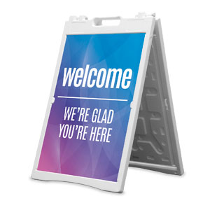 Bright Gradient 2' x 3' Street Sign Banners