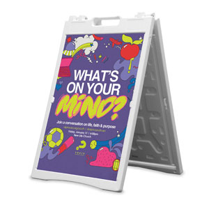 Alpha Youth What's On Your Mind? 2' x 3' Street Sign Banners