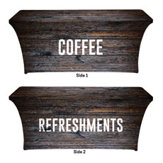 Dark Wood Coffee Refreshments 