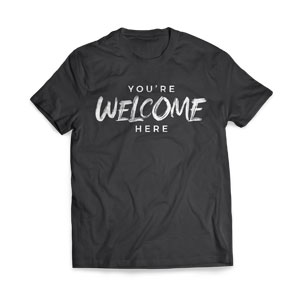 Welcome Here - Large Apparel