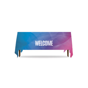 Bright Gradient Welcome Table Throws