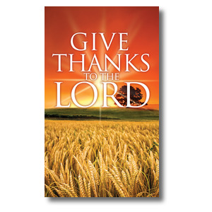 Give Thanks Lord 3 x 5 Vinyl Banner