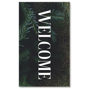 Green Pine Christmas 3 x 5 Vinyl Banner