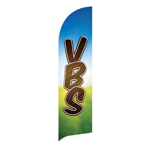 Blue Sky VBS Flag Banner