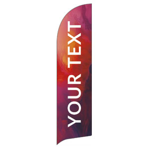 Vibrant Paint Your Text Flag Banner