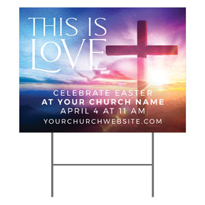 Love Easter Colors 18"x24" YardSigns