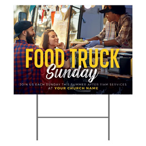 Food Truck Sunday 18"x24" YardSigns