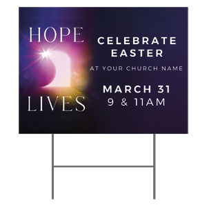Hope Lives Tomb 18"x24" YardSigns