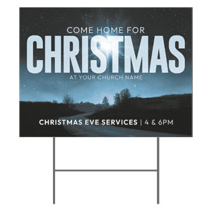 Home for Christmas 18"x24" YardSigns