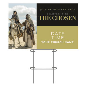 The Chosen Christmas 36"x23.5" Large YardSigns